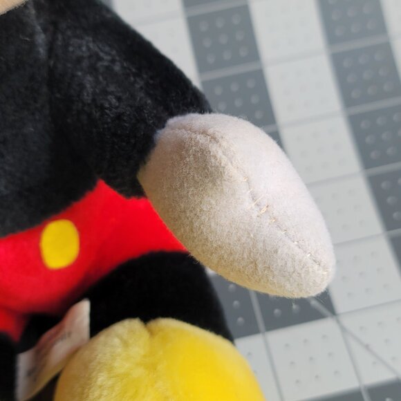 Vintage 11" Mickey Mouse Plush Disneyland Walt Disney Productions Made In Korea - Picture 7 of 8